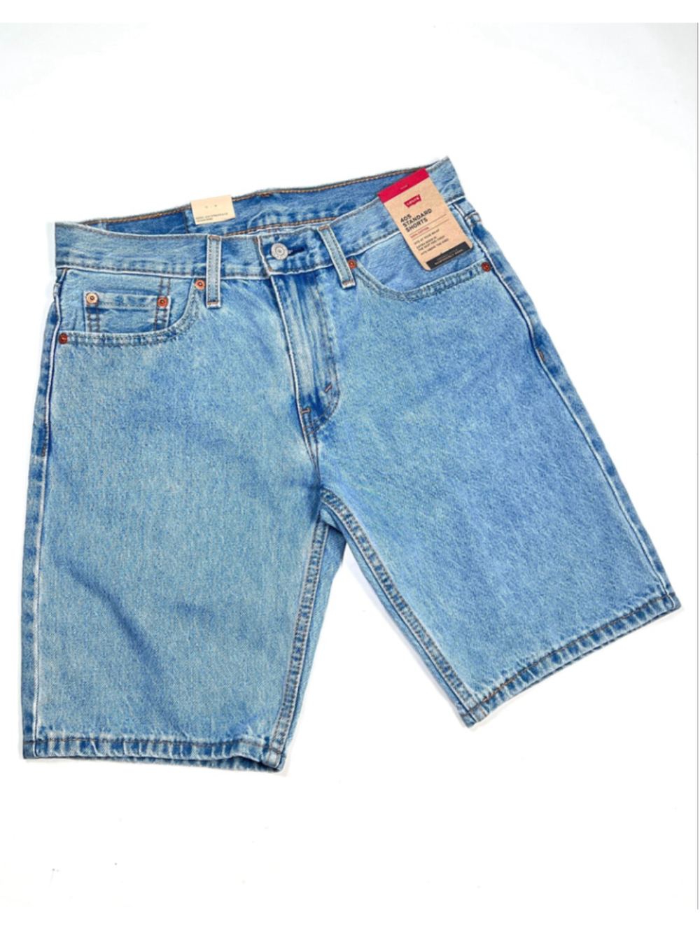 NWT Levi's Womans Jeans 405 Standard Jean Shorts, Blue, Waist 29 x 10